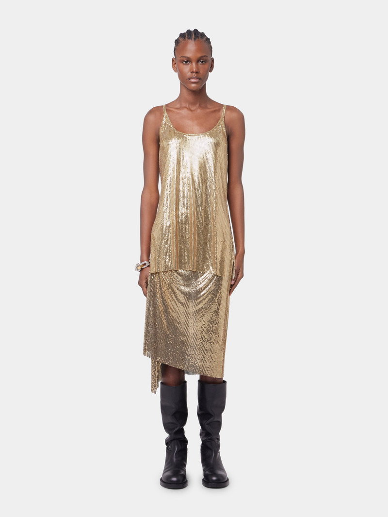 rabanne GOLD TANK TOP IN MESH outlook