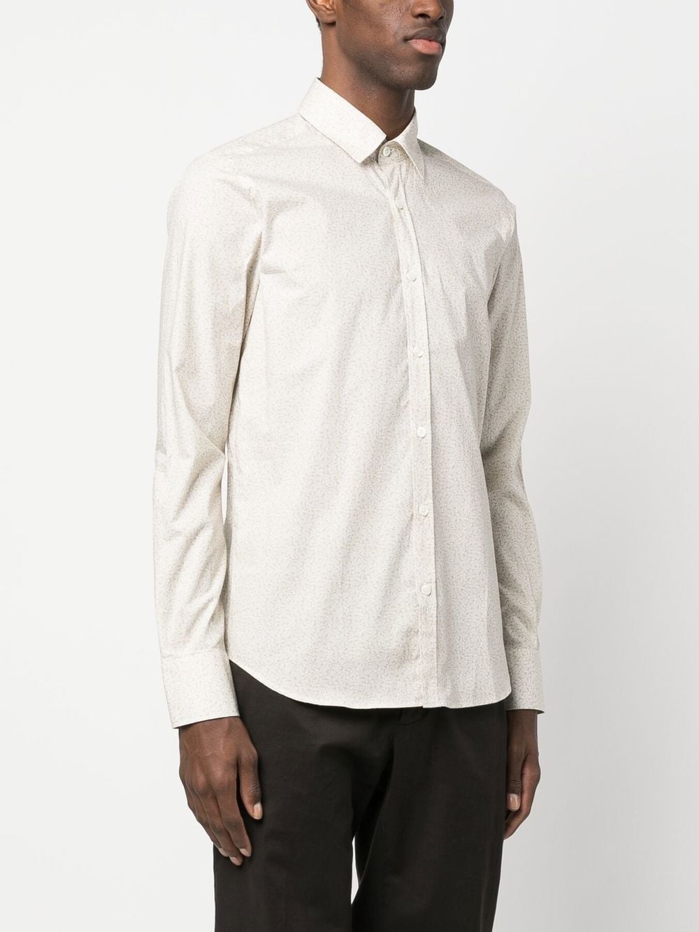 plain button-down shirt - 3