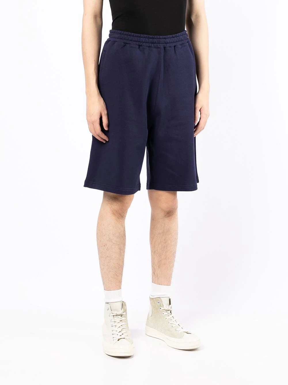 logo-patch track shorts - 3