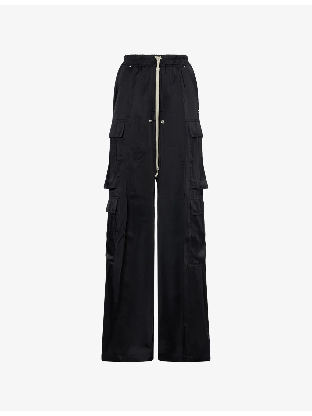 Cargobelas Wide-Leg Satin Trousers - 1