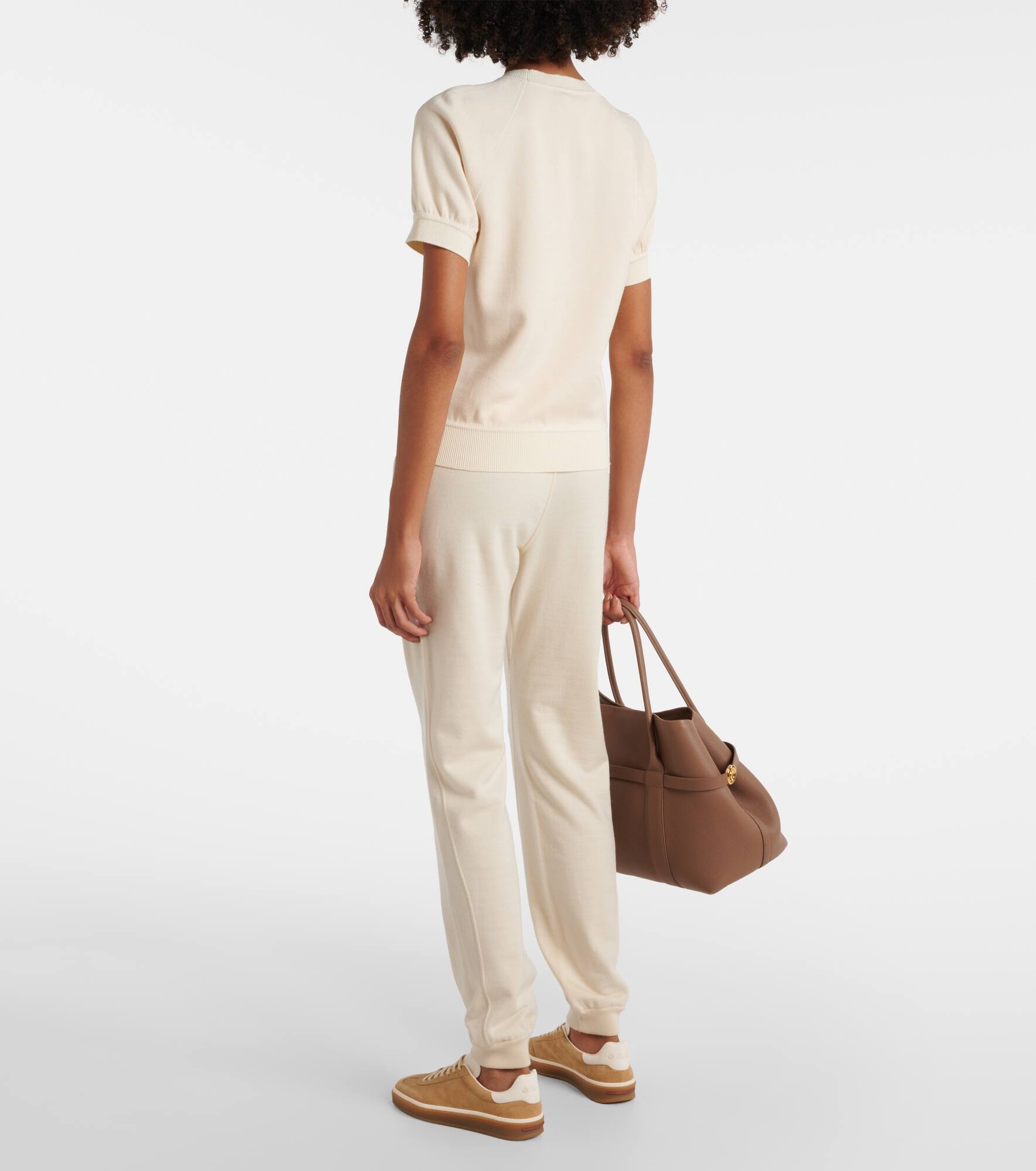 Viera cotton, silk, and cashmere T-shirt - 3