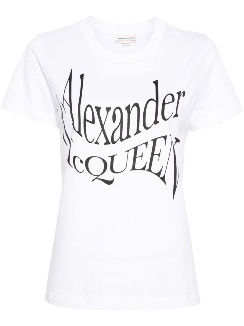 logo-print cotton T-shirt 1