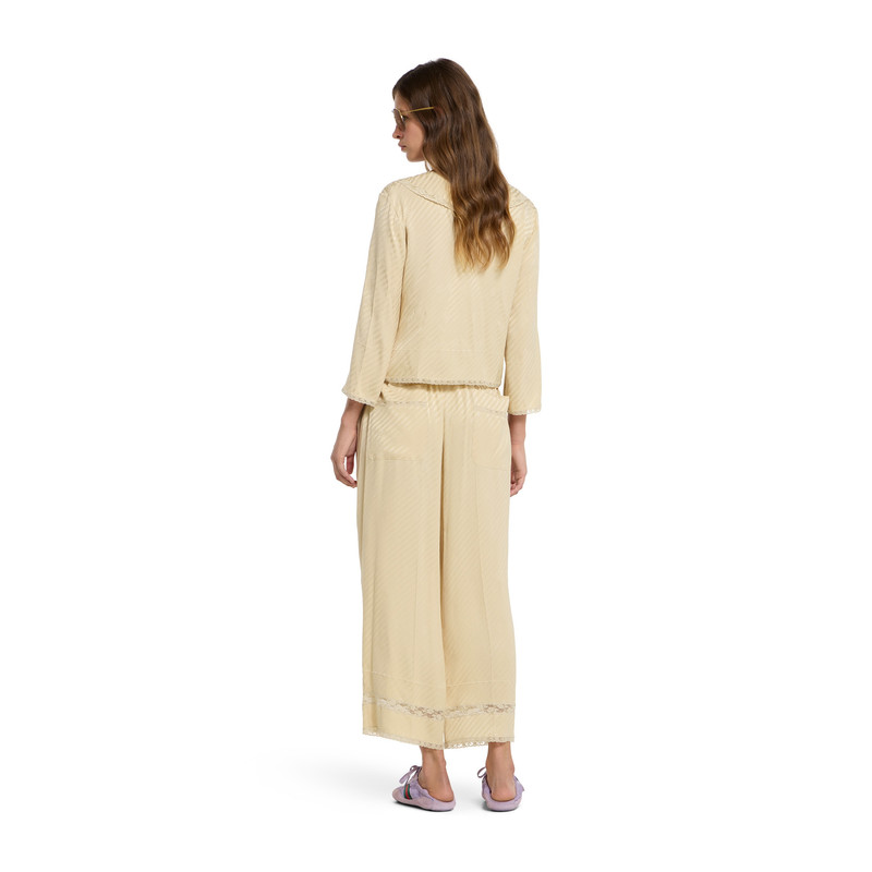 Diagonal GG silk jacquard pants 3