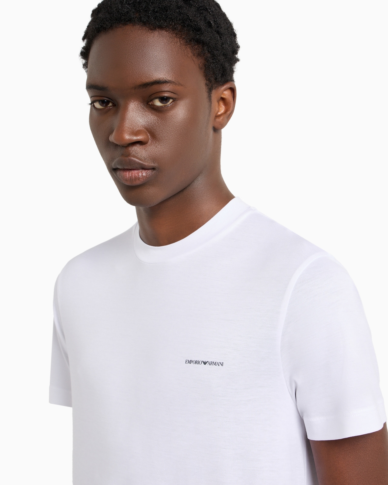 Lyocell-blend jersey T-shirt with ASV micro logo lettering - 5