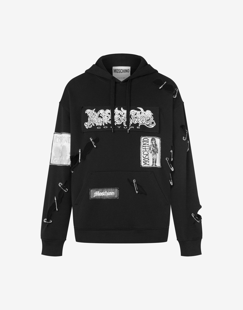 SAFETY PINS ORGANIC COTTON SWEATSHIRT 1