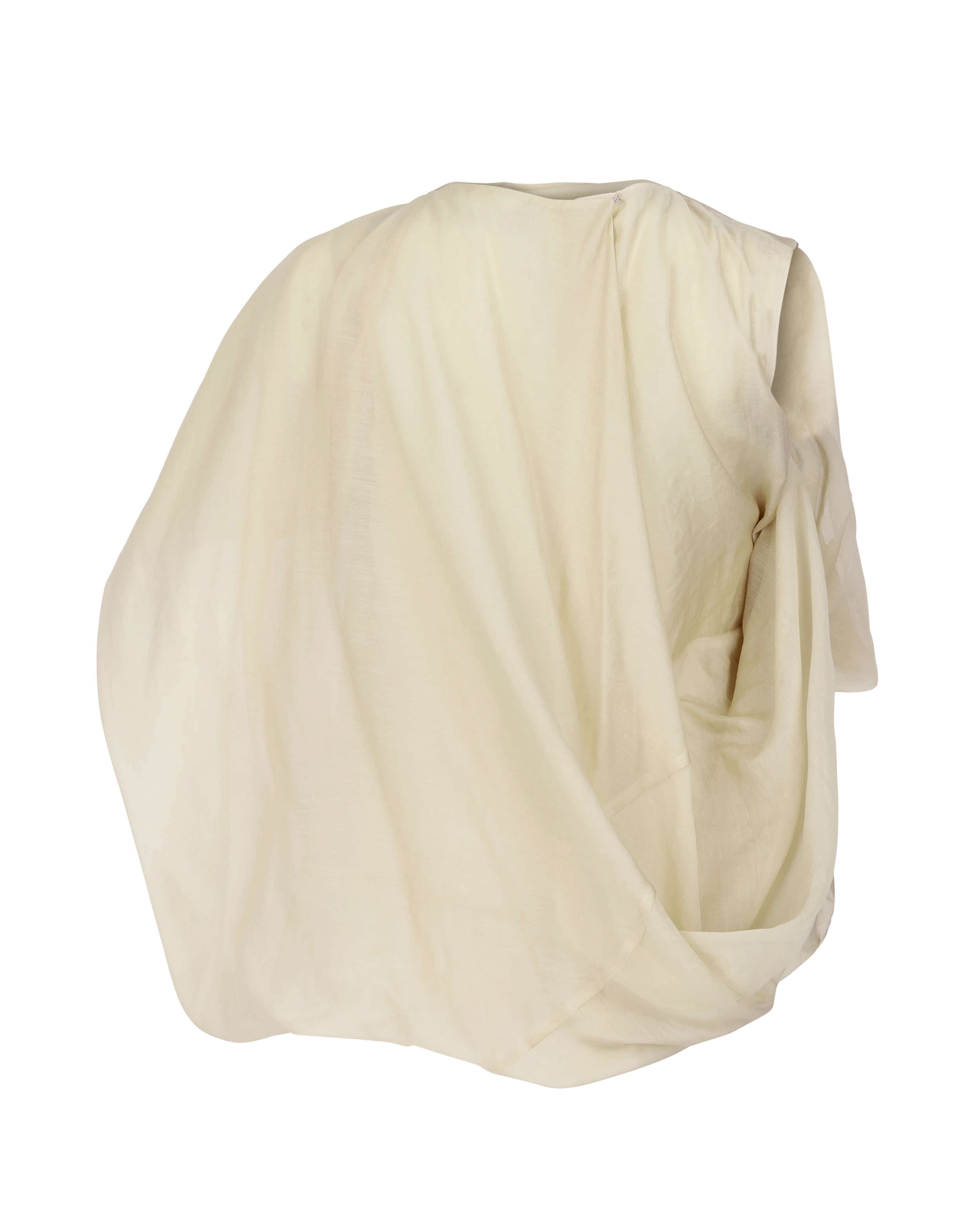 SIDE DRAPE TOP SOFT TAN - 2