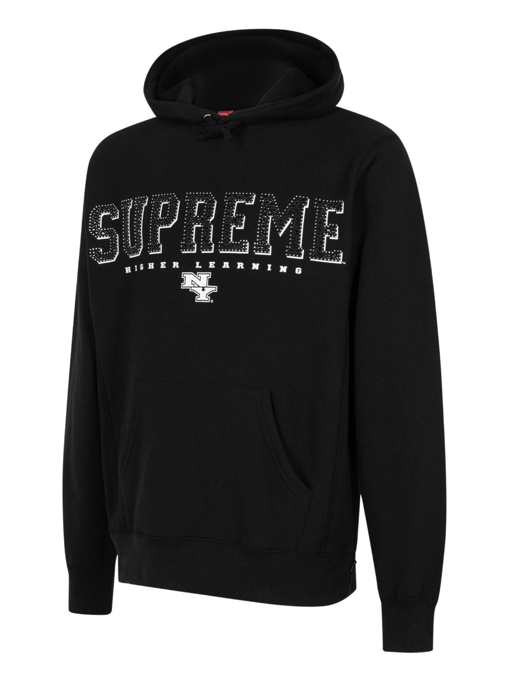 Gems logo-embellished hoodie - 3
