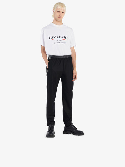 Givenchy GIVENCHY LABEL oversized t-shirt outlook