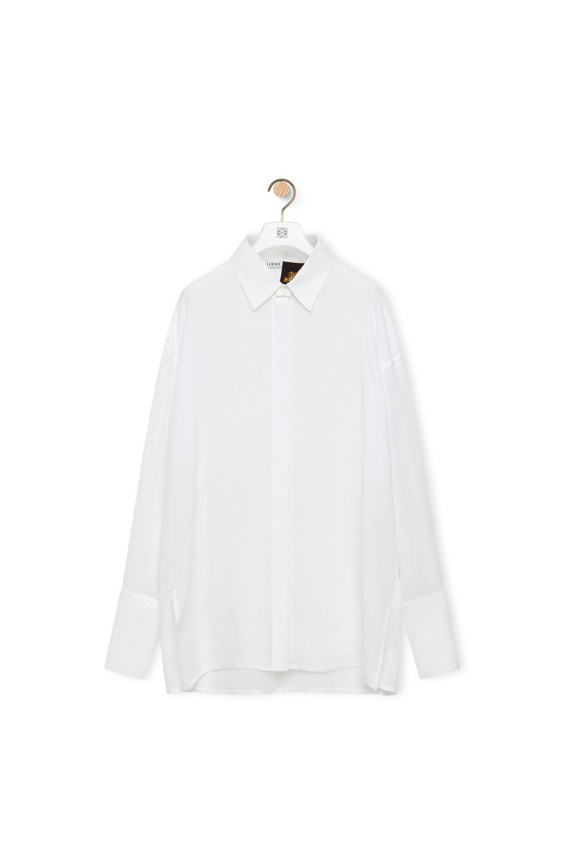 Deconstructed shirt in linen - 1