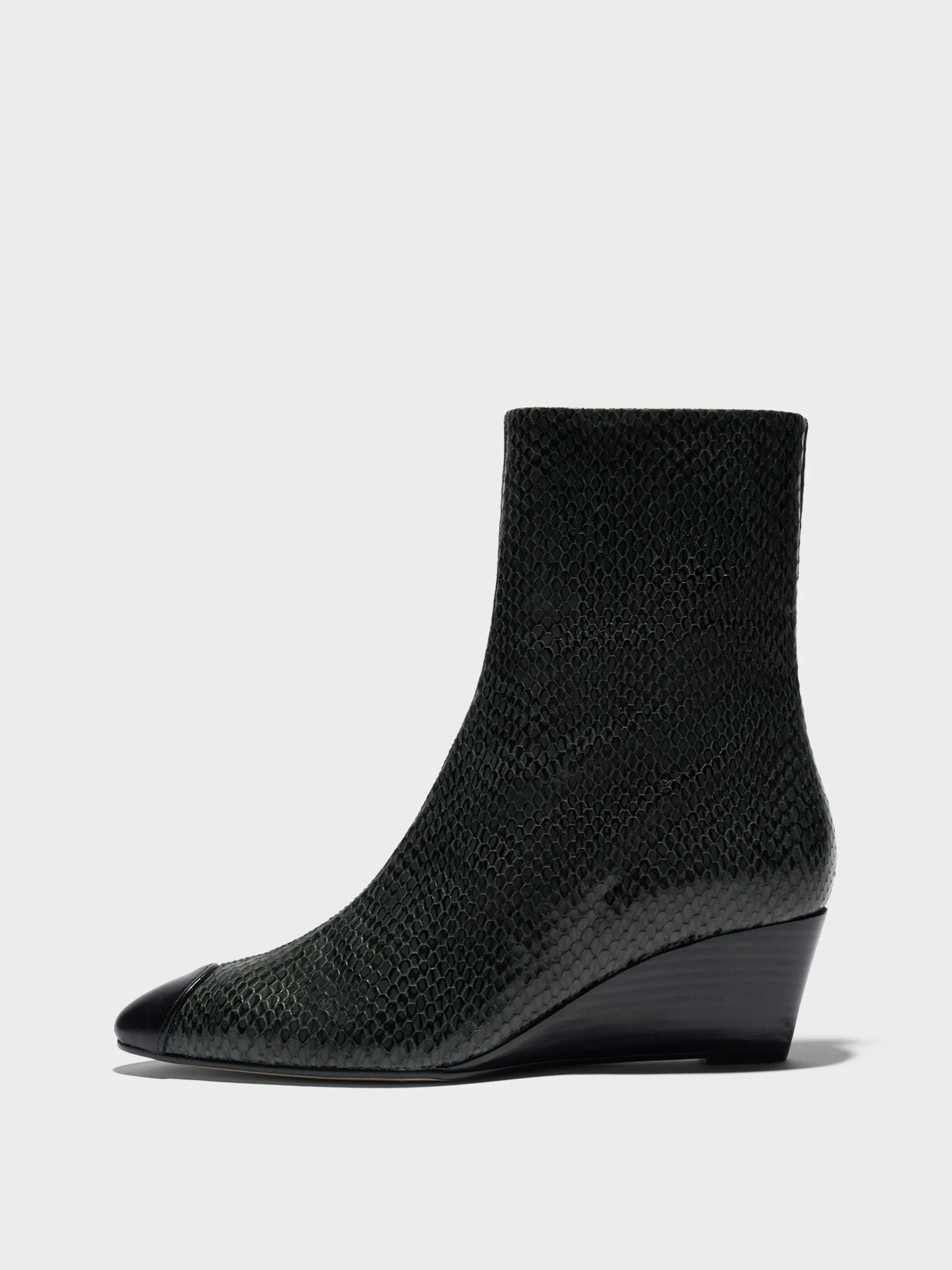 Mia Leather Ankle Boots - 1