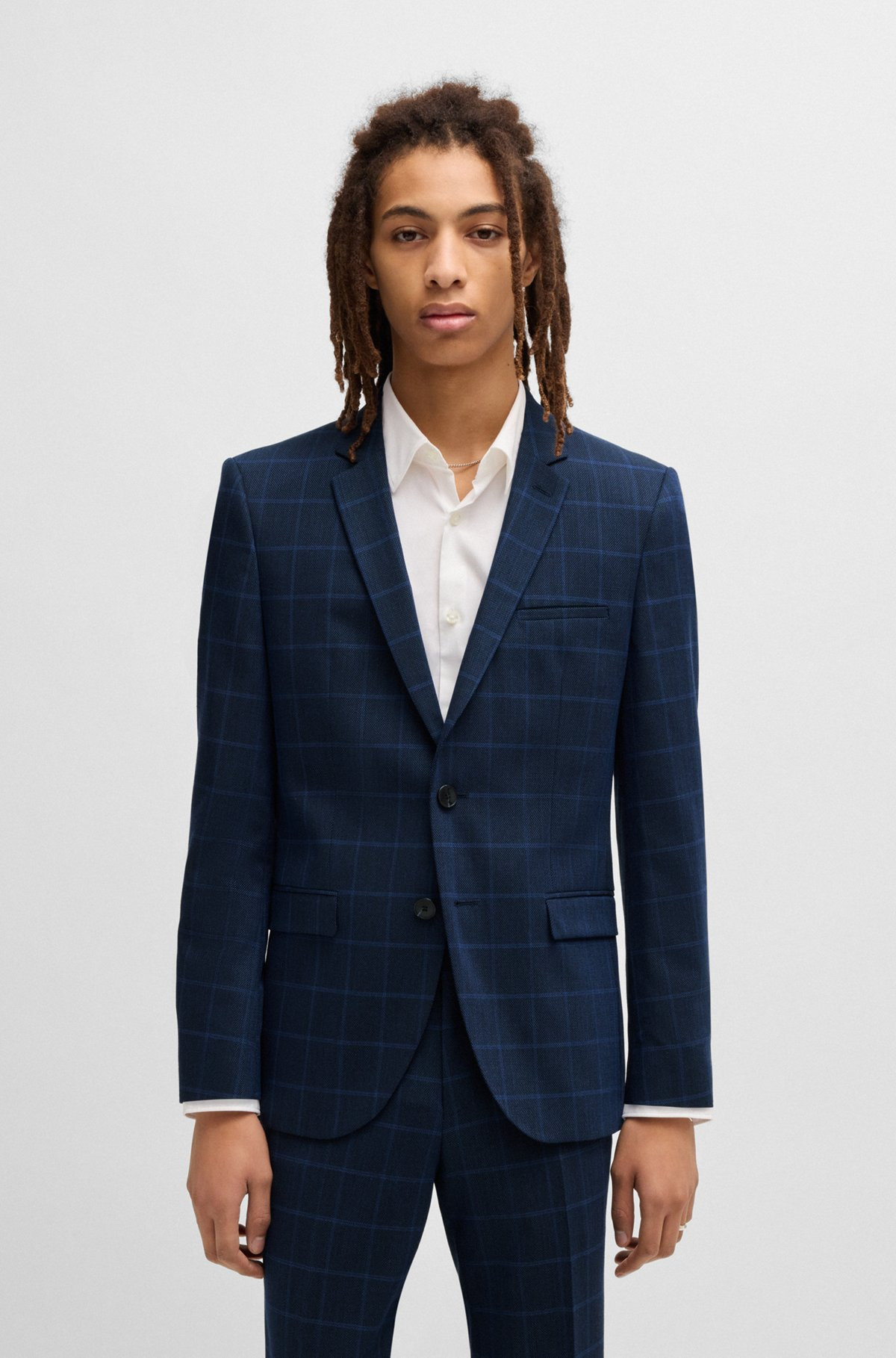 EXTRA-SLIM-FIT SUIT JACKET IN PERFORMANCE-STRETCH CLOTH - 2