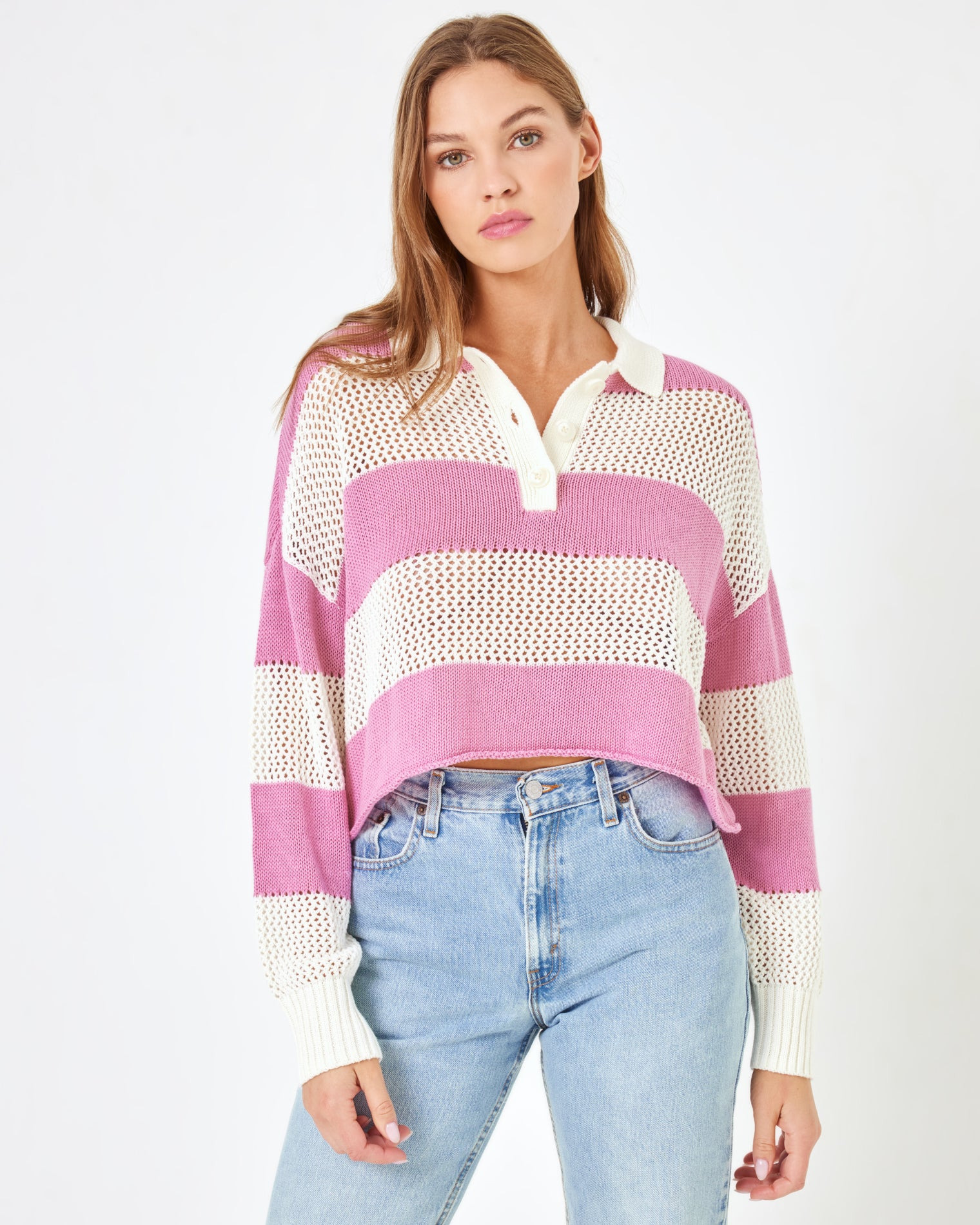 LSPACE X Anthropologie Rugby Sweater - 1