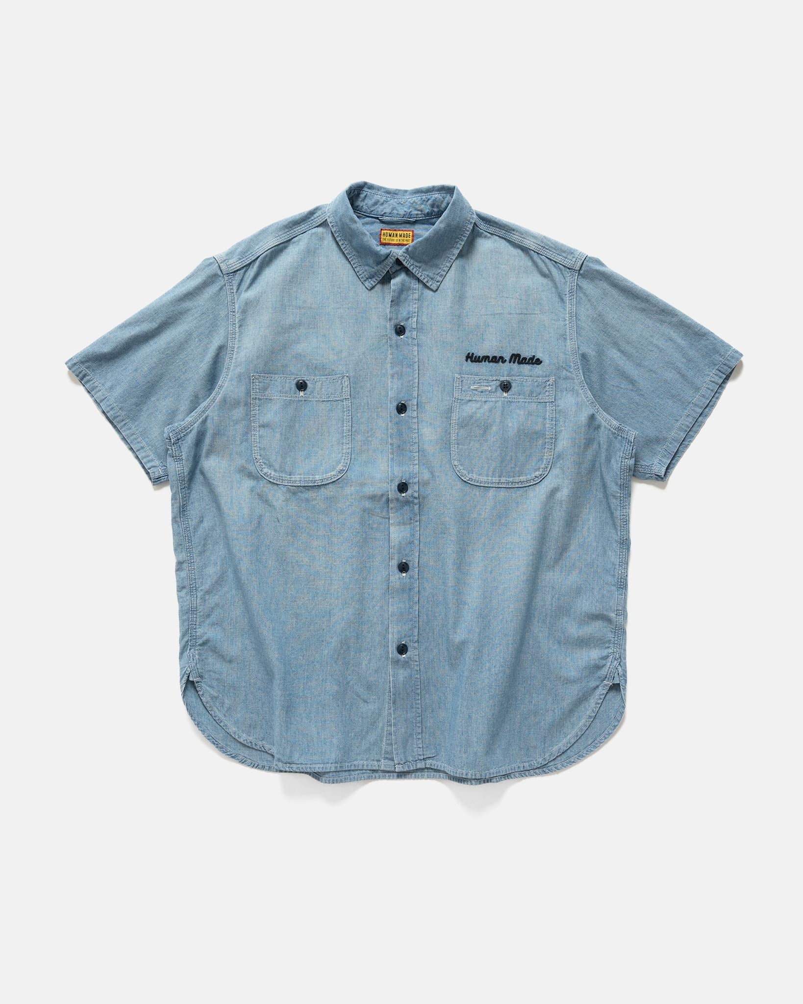 Chambray S/S Shirt Indigo - 1