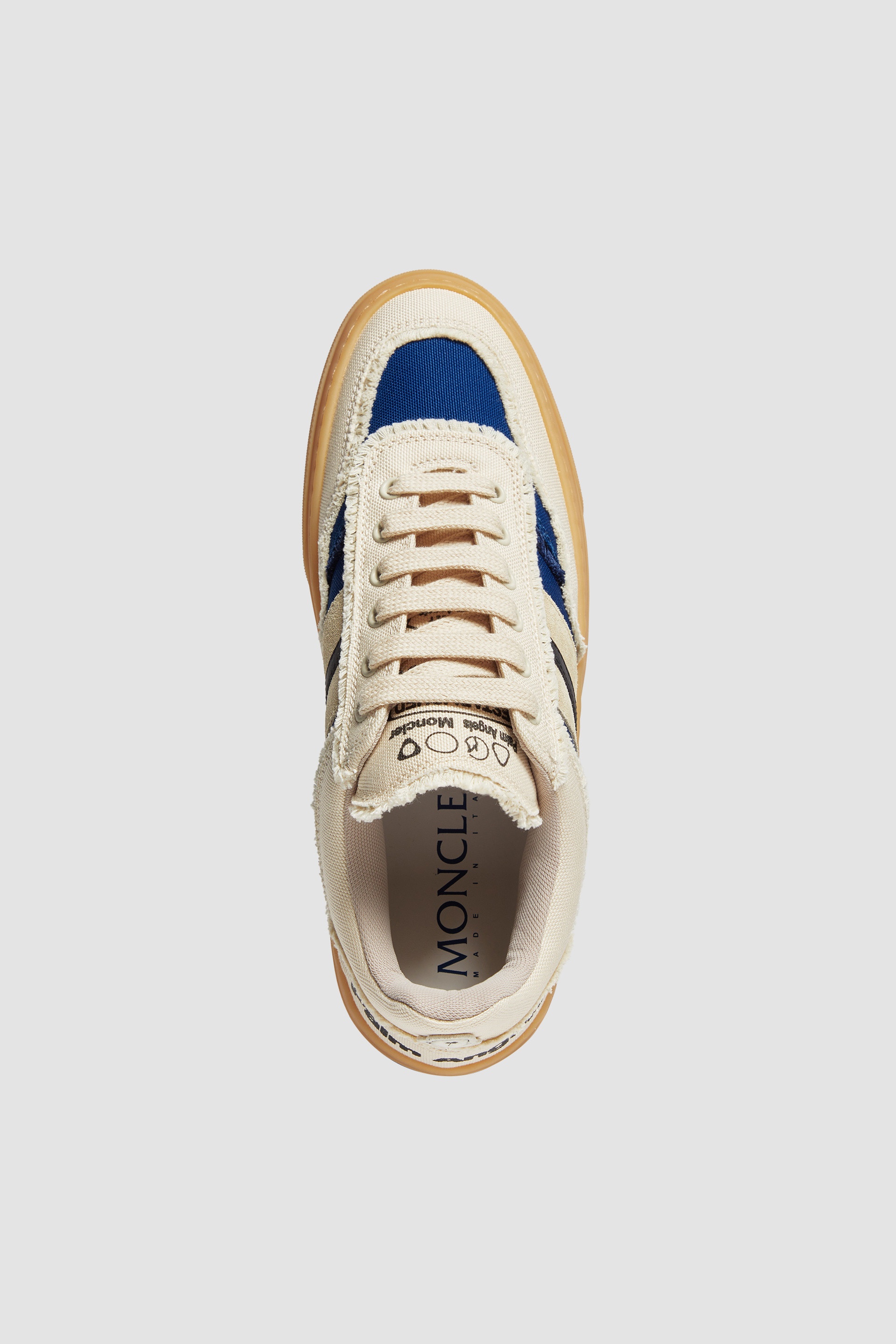 Moncler x Palm Angels Monaco2 Canvas & Suede Sneakers - 5