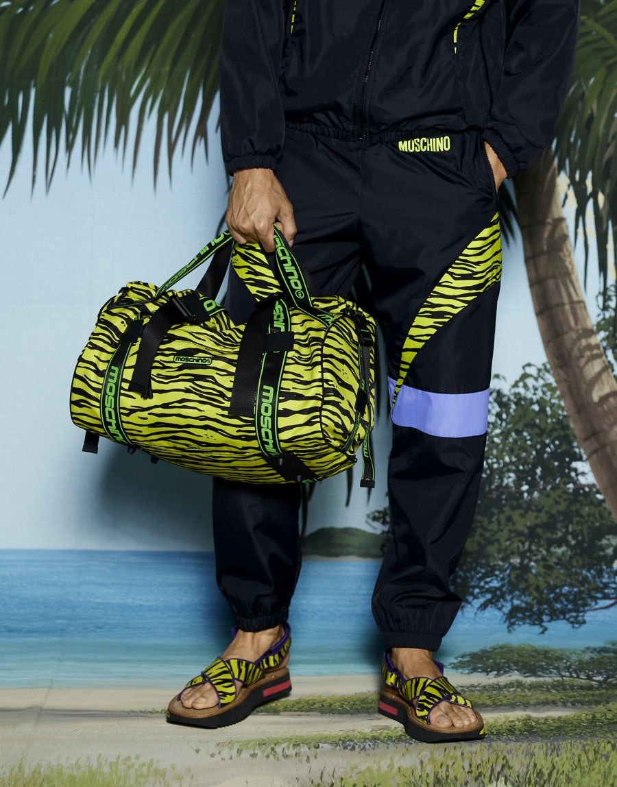 TIGER DETAILS NYLON JOGGING - 5