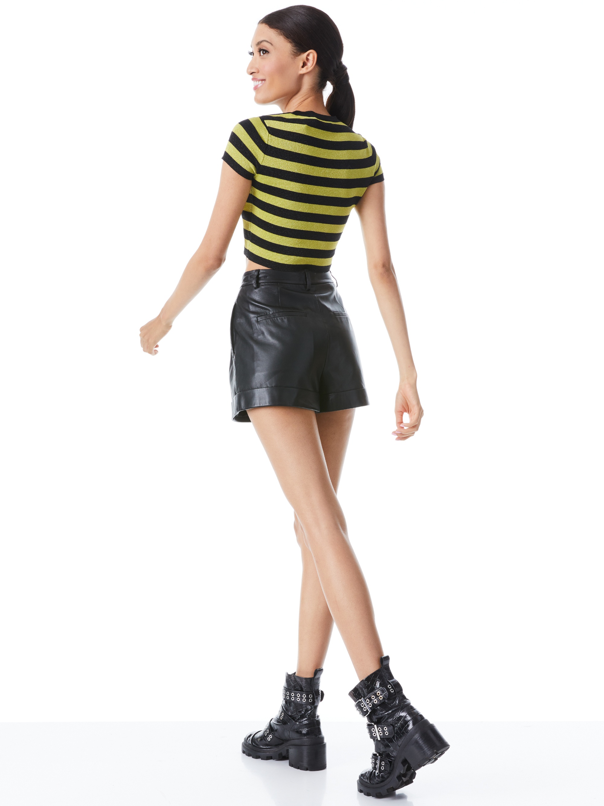 CIARA STRIPE METALLIC PULLOVER - 3