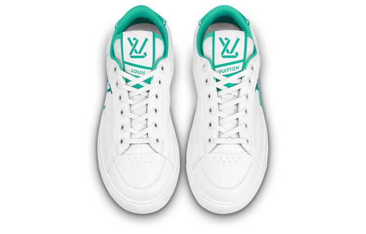 (WMNS) LOUIS VUITTON Charlie Sneakers 'White Teal' 1AAVZ6 - 3