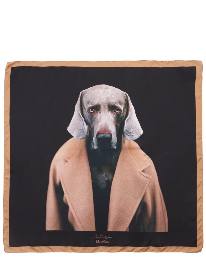 Madame dog silk scarf - 1