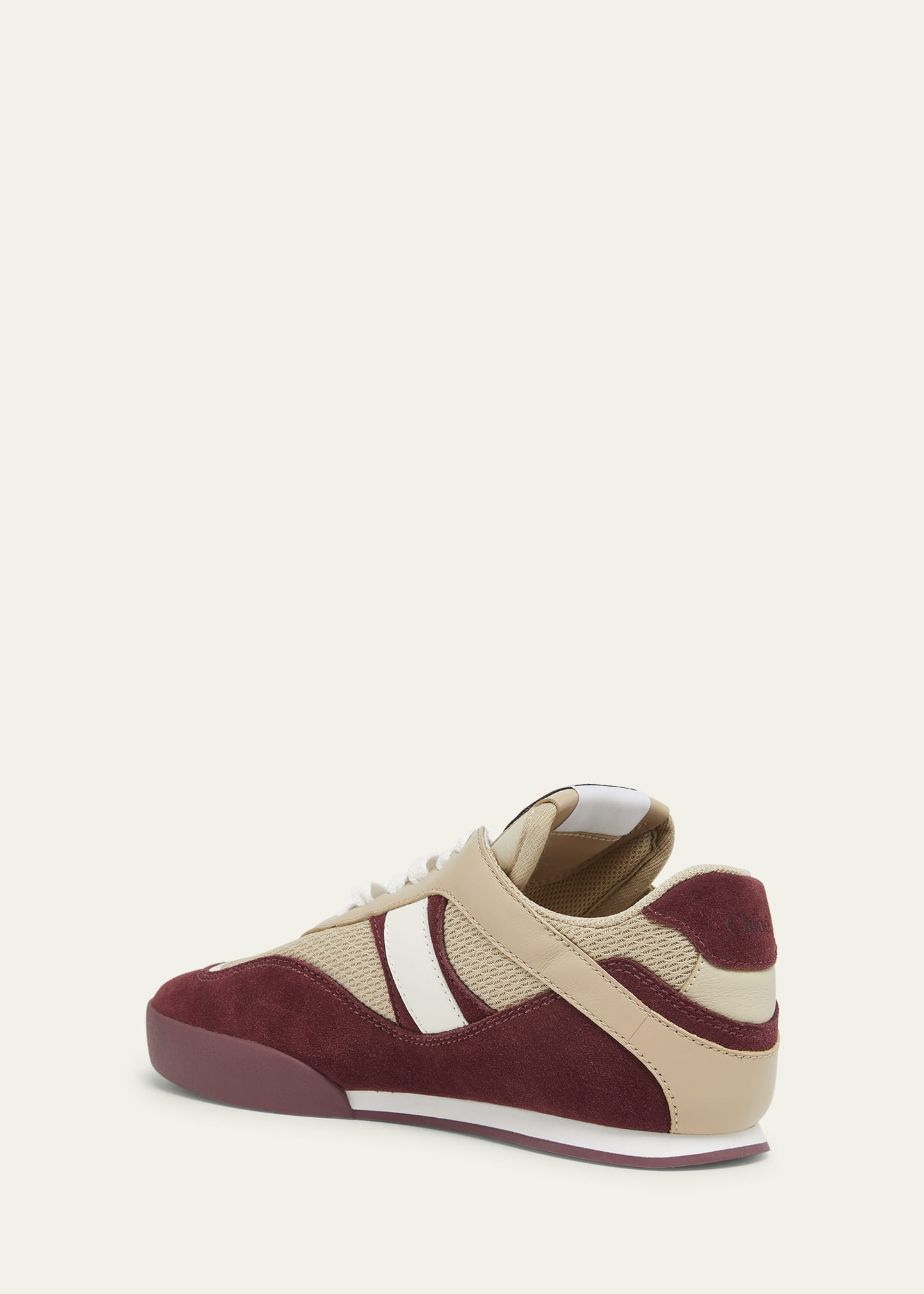 Kick Mixed Leather Retro Low-Top Sneakers - 2