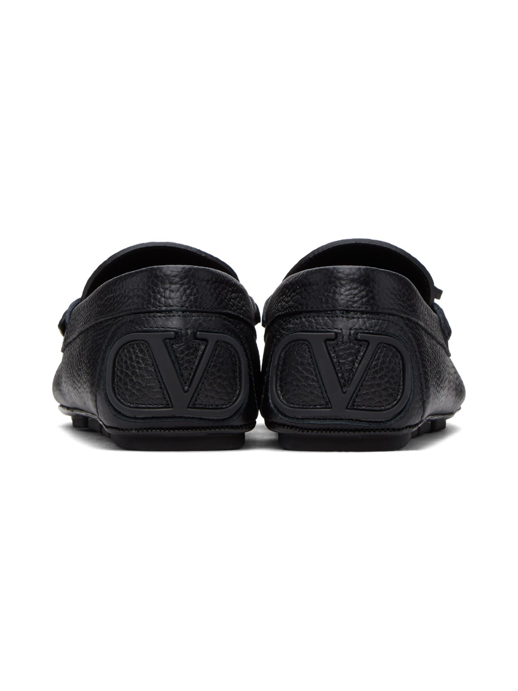 Black VLogo Signature Loafers - 2