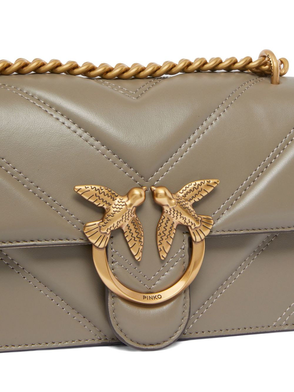 mini Love quilted cross body bag - 3