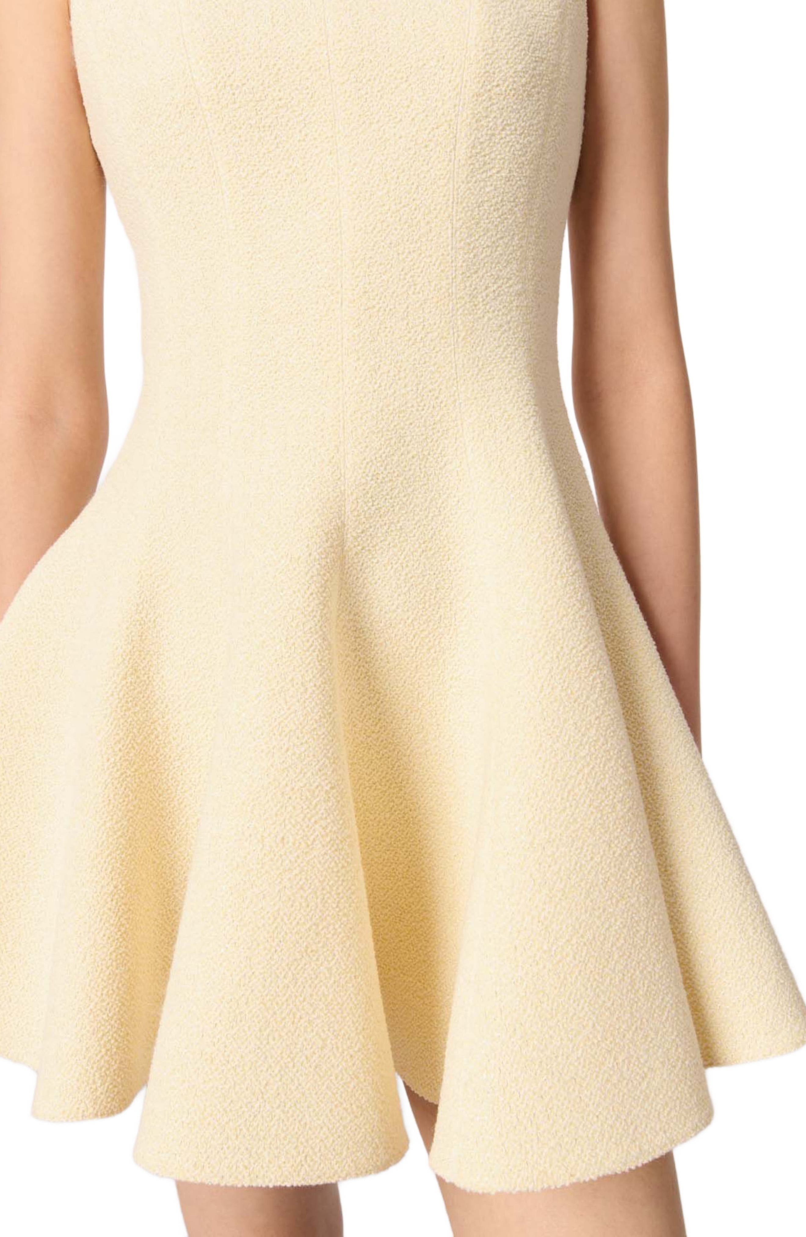 maje Short tweed dress in Yellow at Nordstrom - 7
