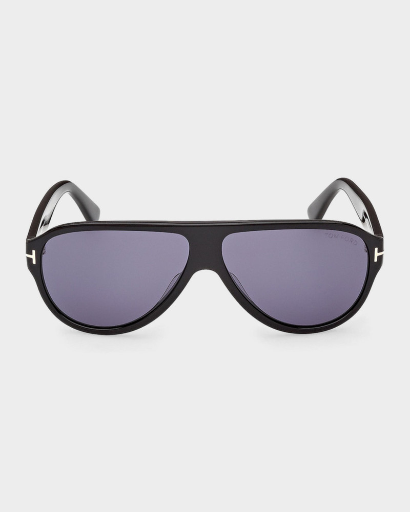TOM FORD Men's Samuele 02 61mm Acetate Aviator Sunglasses outlook