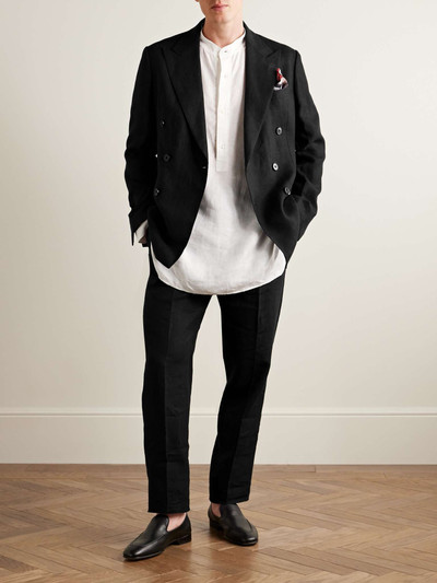 Ralph Lauren Kent Slim-Fit Double-Breasted Linen Suit Jacket outlook