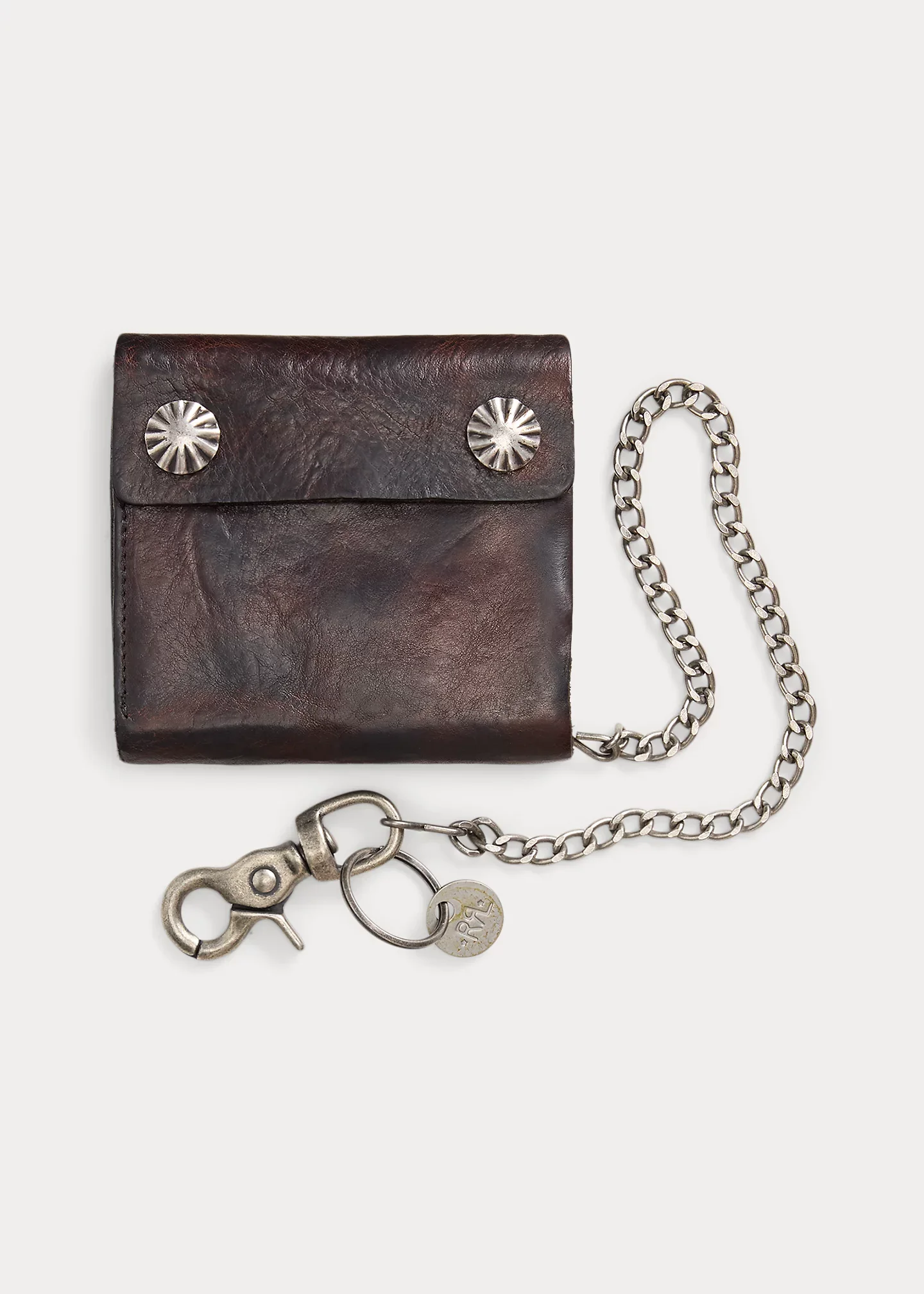 Leather Chain Wallet - 1
