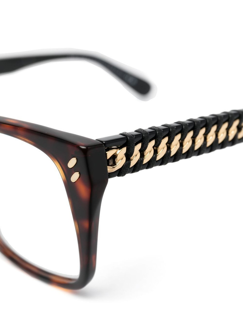 woven-arm square-frame glasses 3