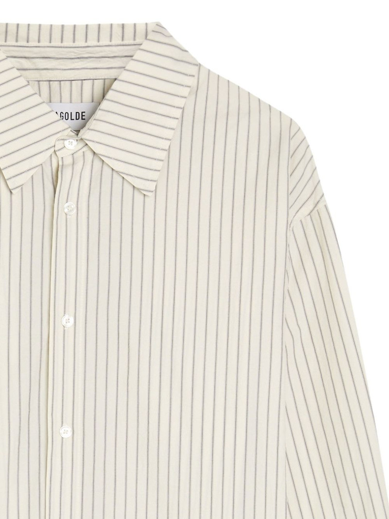 AGOLDE striped button shirt outlook