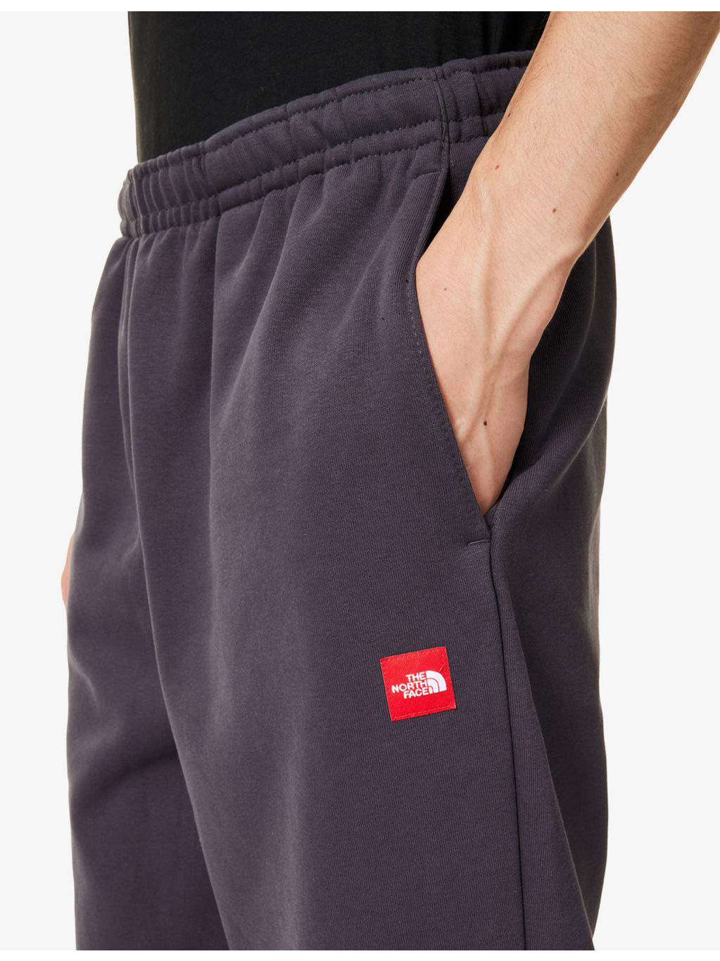 Redbox Embroidered Logo-Patch Cotton-Jersey Joggers - 5