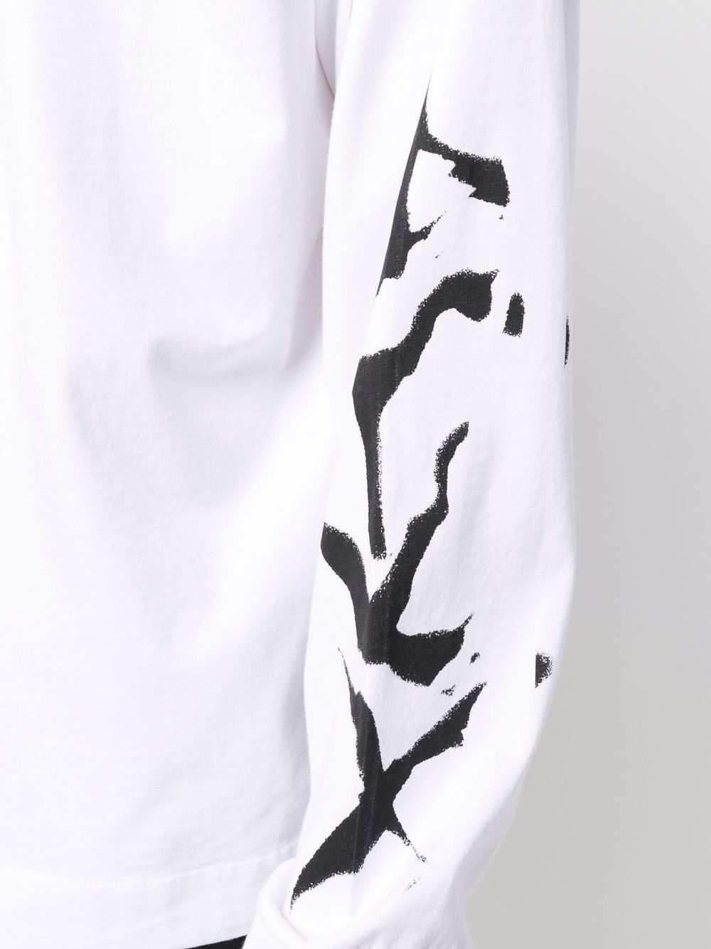 scar print hoodie - 5