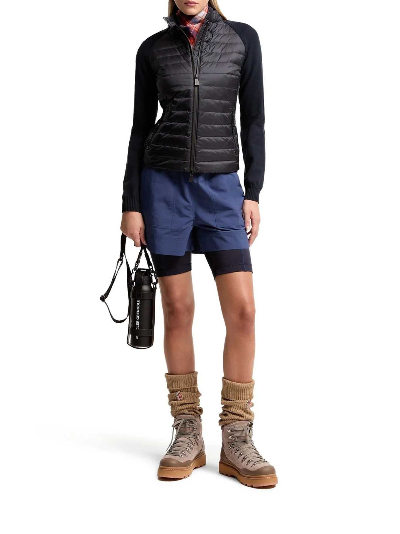 PADDED CARDIGAN WITH ZIP - 1