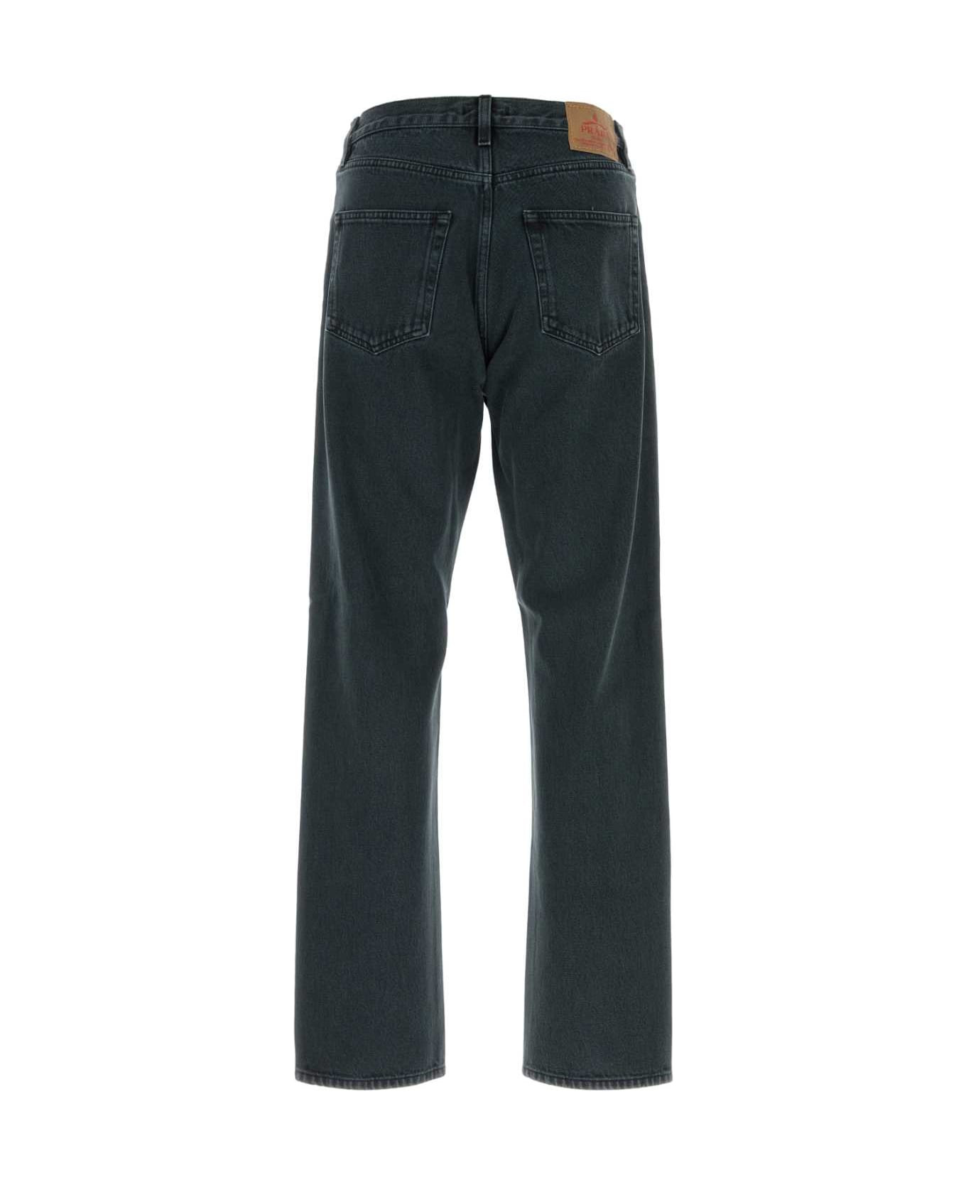 Dark Blue Denim Jeans - 2