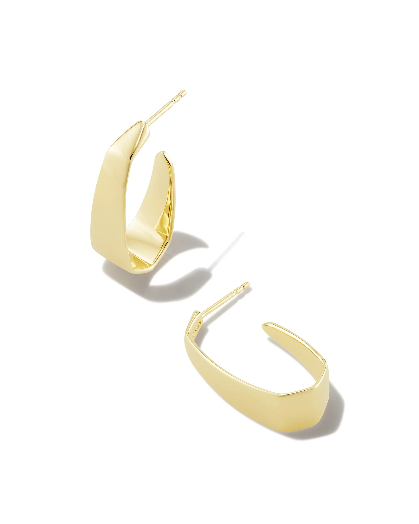 Cadence Hoop Earrings in 18k Gold Vermeil - 1