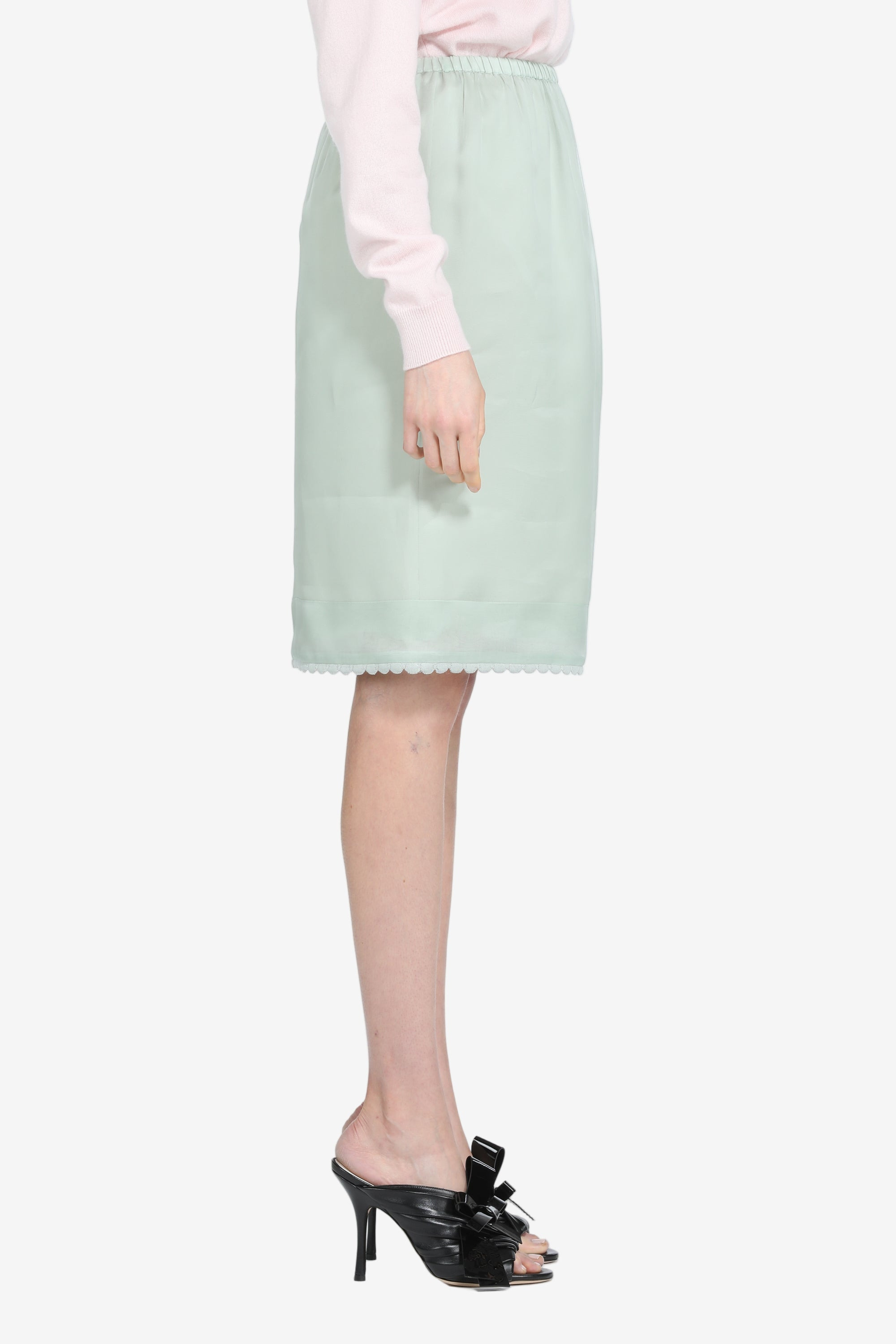 KNEE-LENGTH SKIRT - 3