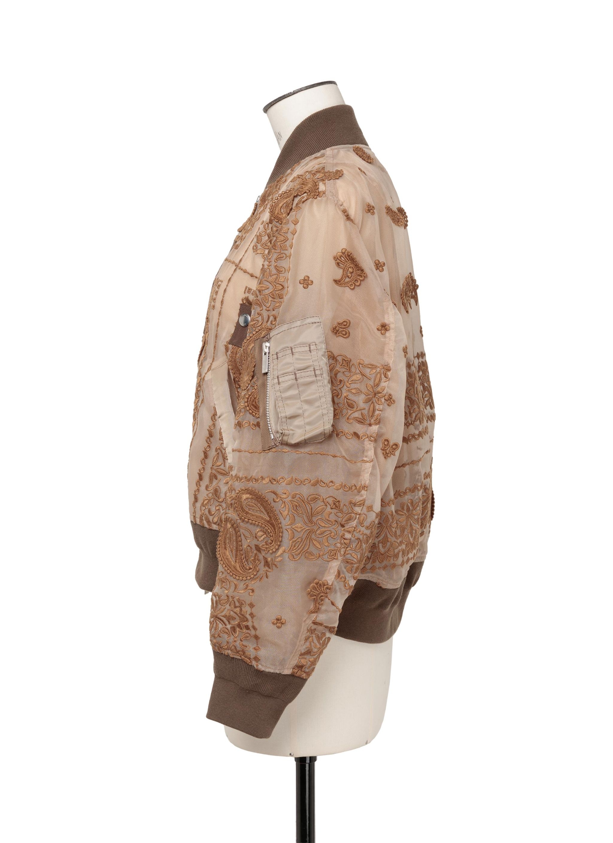 Bandana Embroidery Blouson - 2