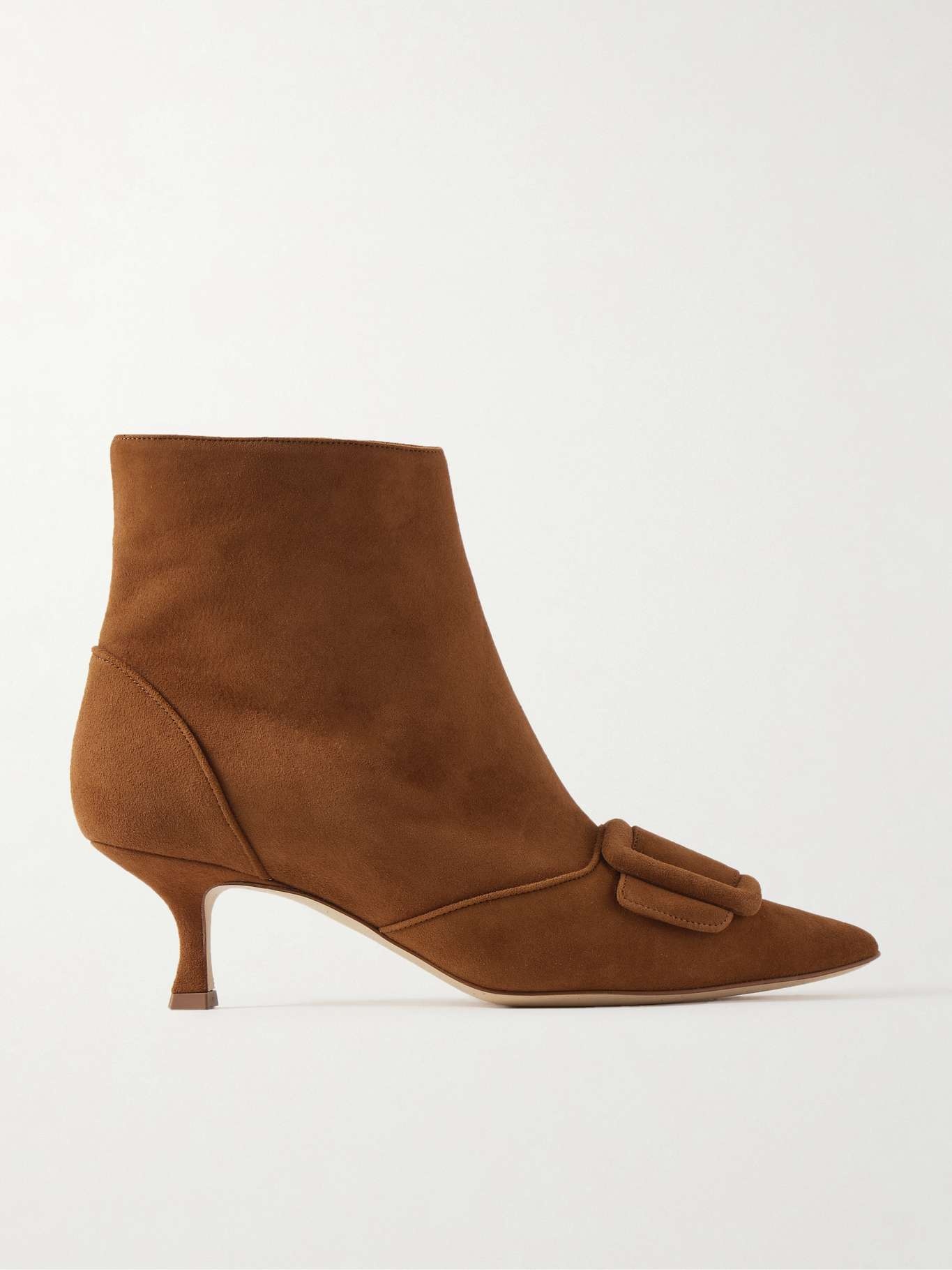 Baylow 50 buckled suede ankle boots - 1