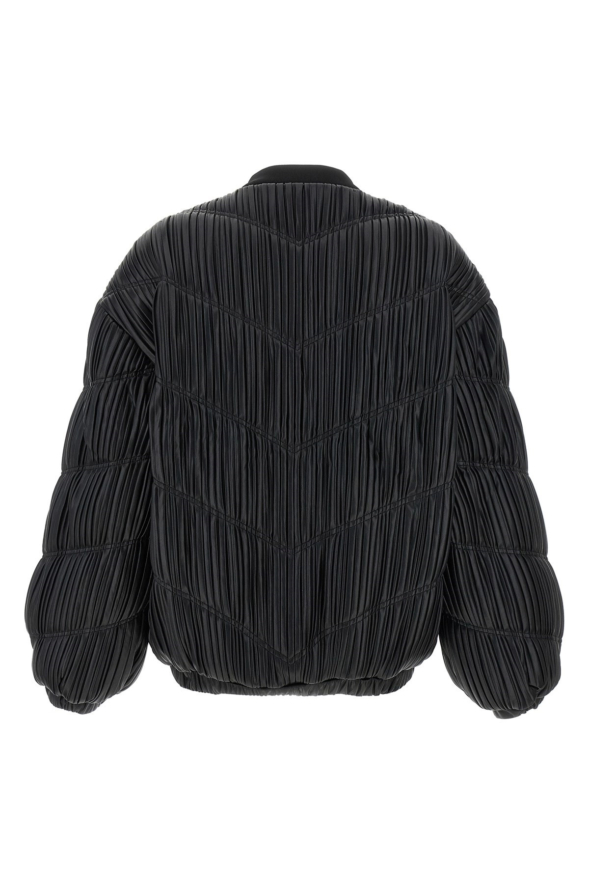 Pleated bomber jacket - 3