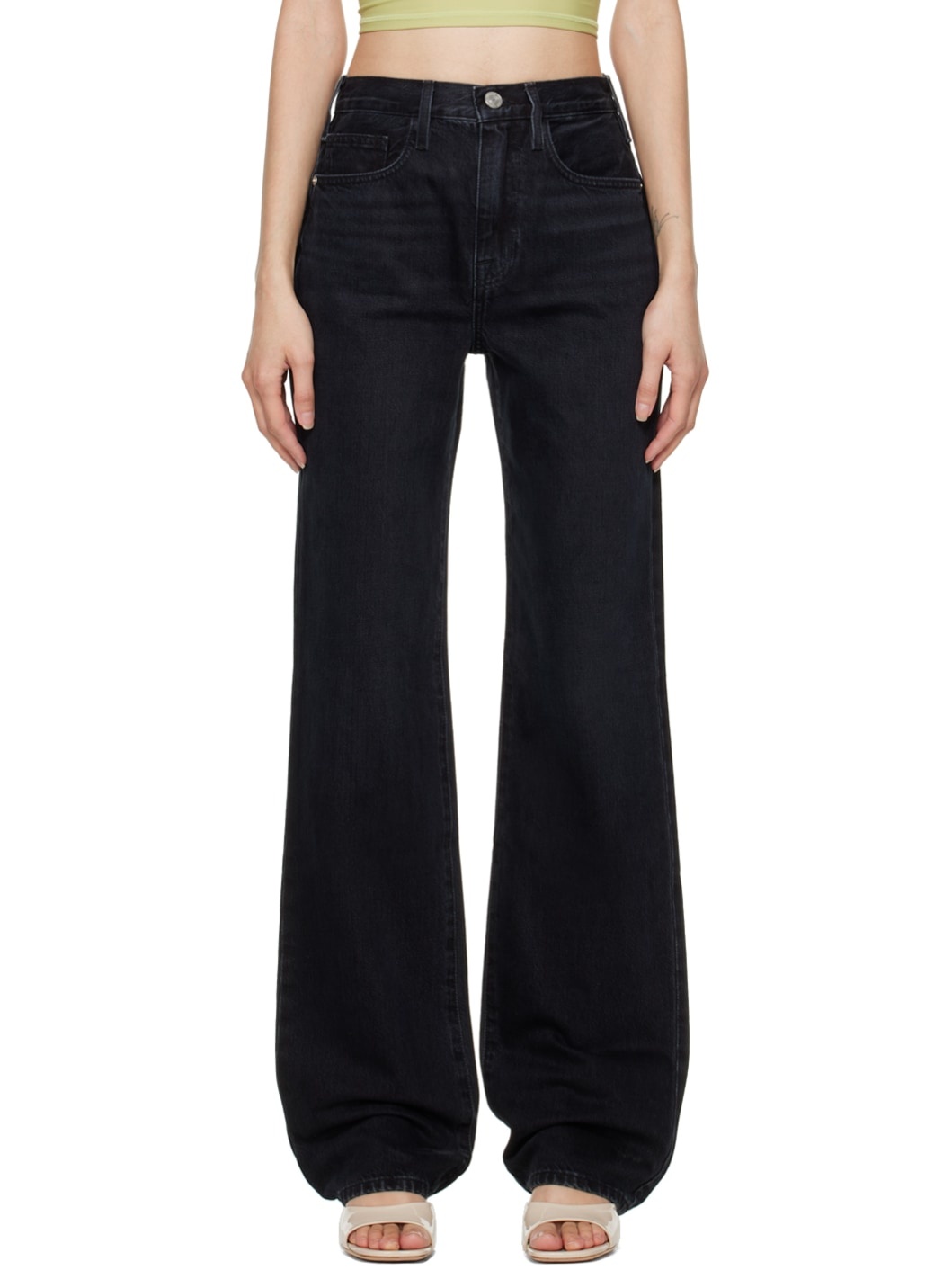 Black 'Le Jane' Jeans - 1