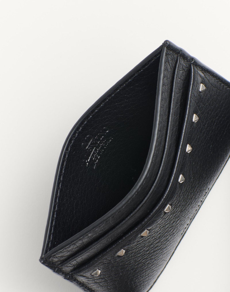 Valentino ROCKSTUD GRAINY CALFSKIN CARDHOLDER outlook