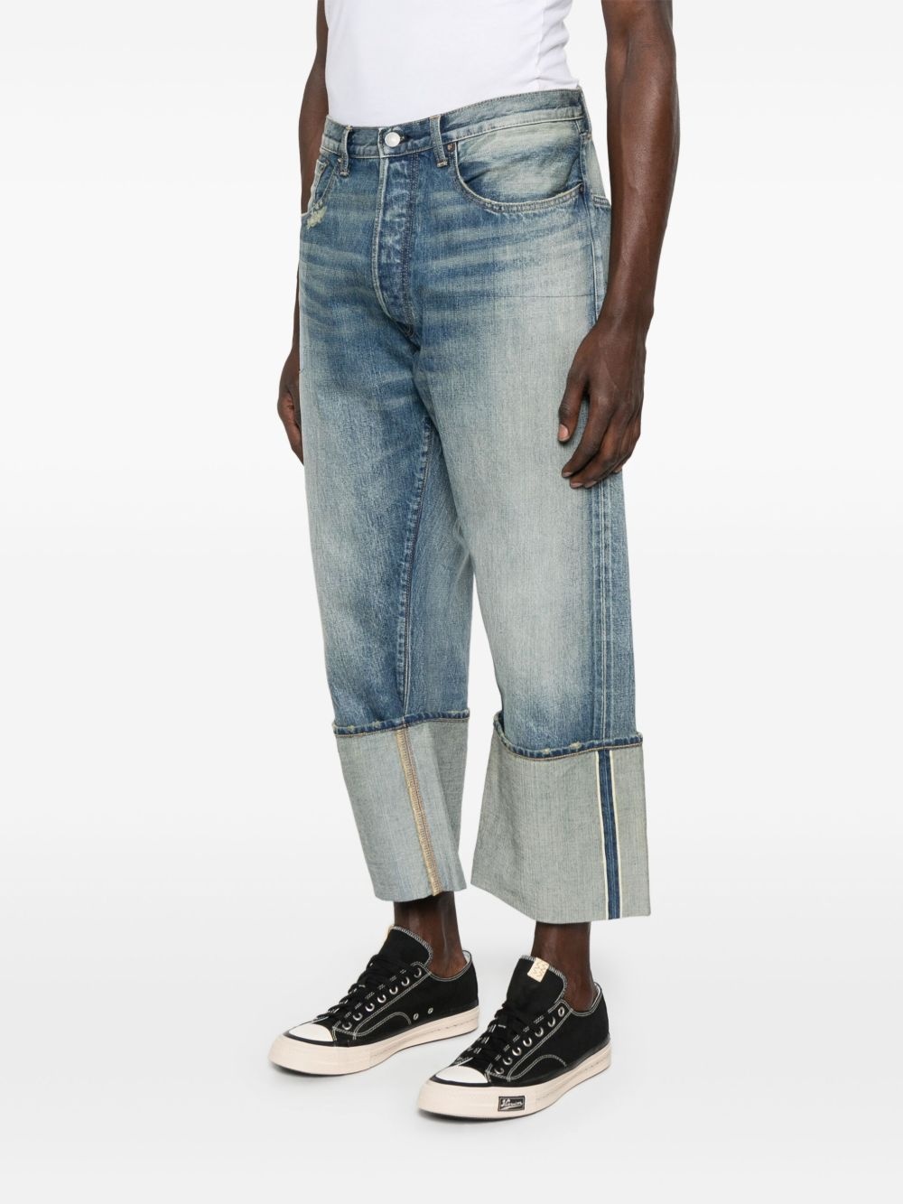 patch-detail jeans - 3