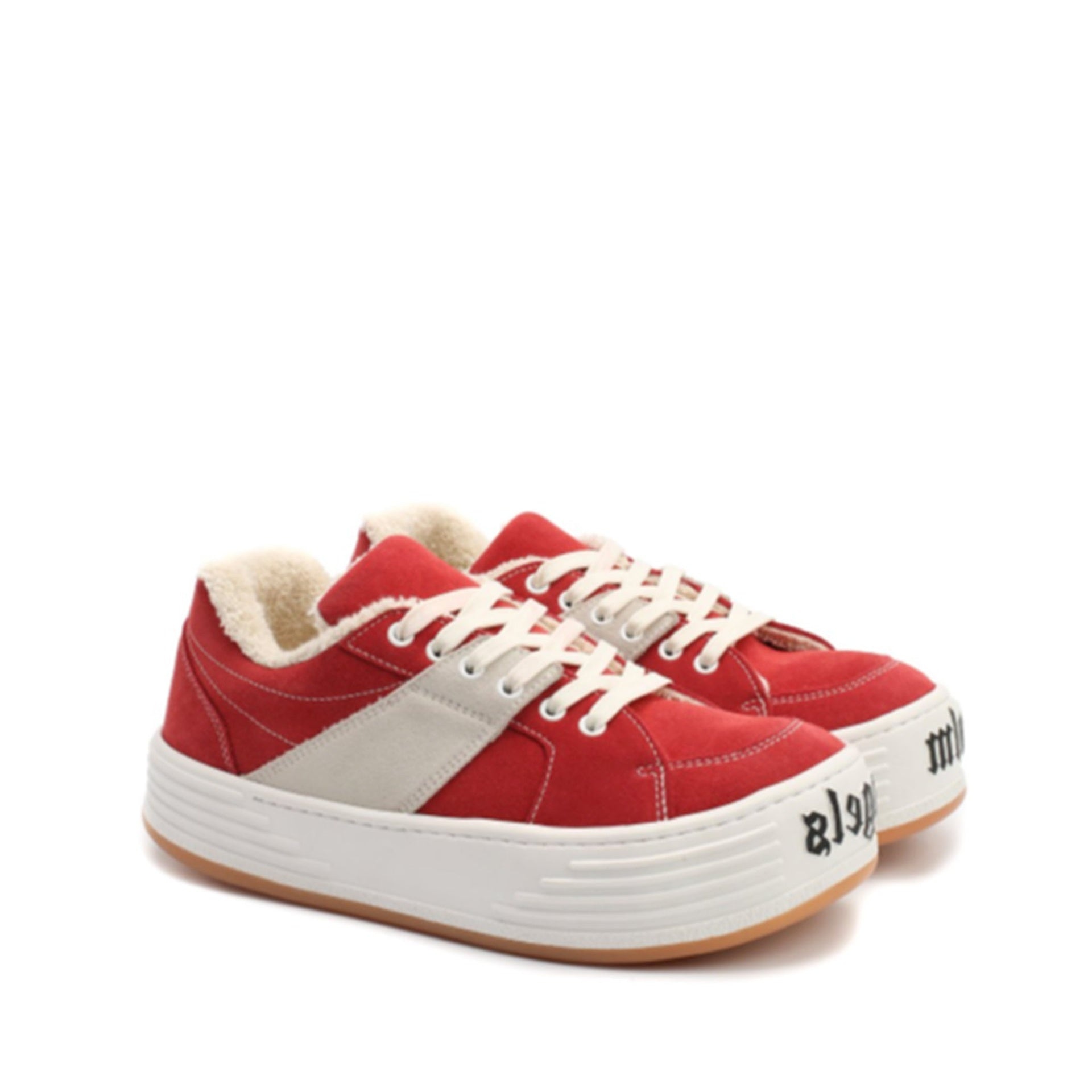 SUEDE LOGO SNEAKERS - 2