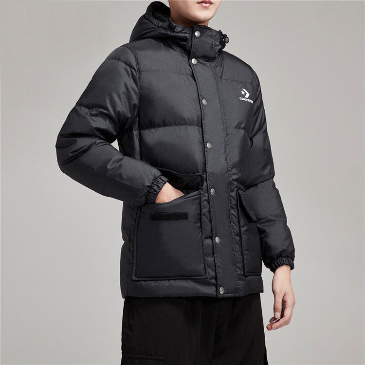 Converse Down Fill Puffer Jacket 'Black' 10006880-A01 - 4