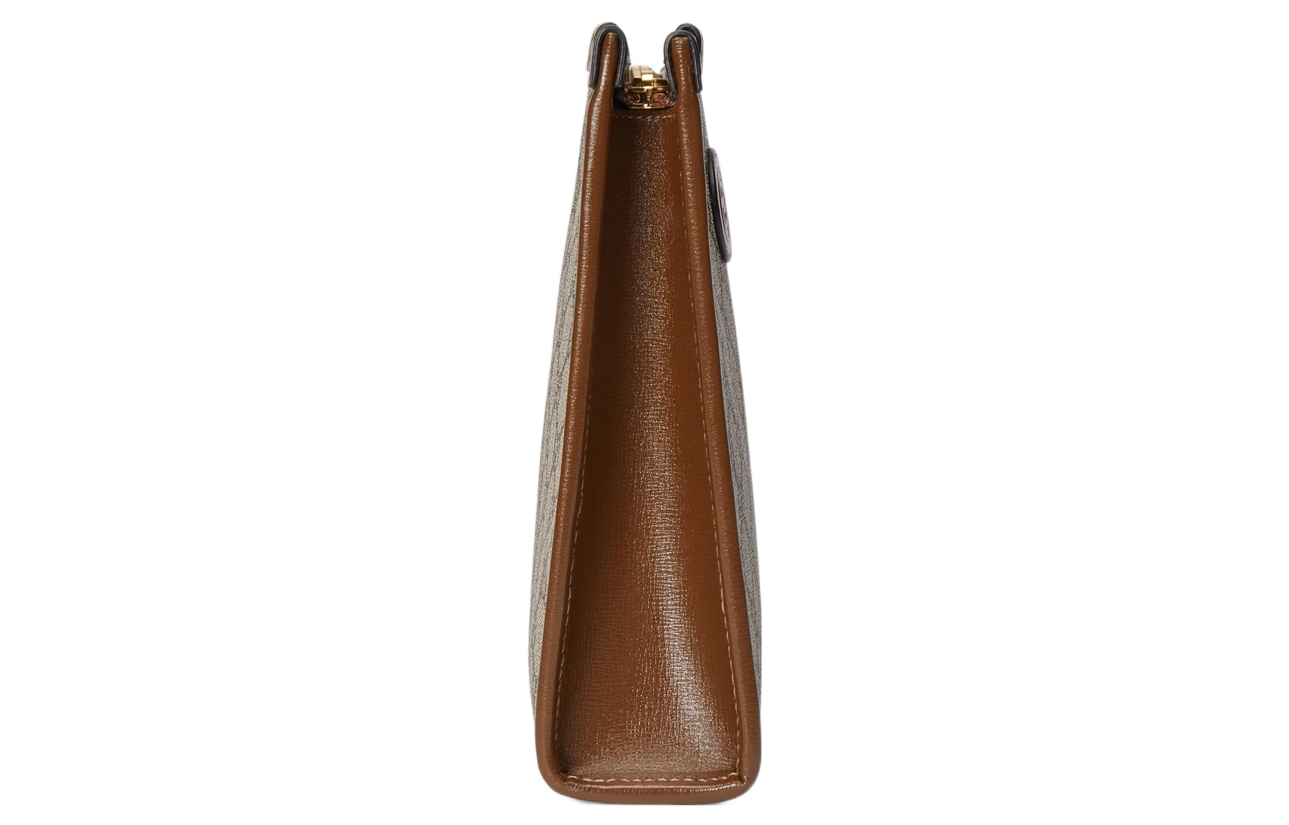 Gucci Beauty Case With Interlocking G 'Beige Ebony Brown Sugar' 672956-92TCG-8563 - 4