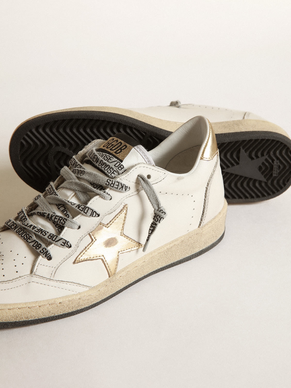 Ball Star sneakers with gold star and heel tab - 3