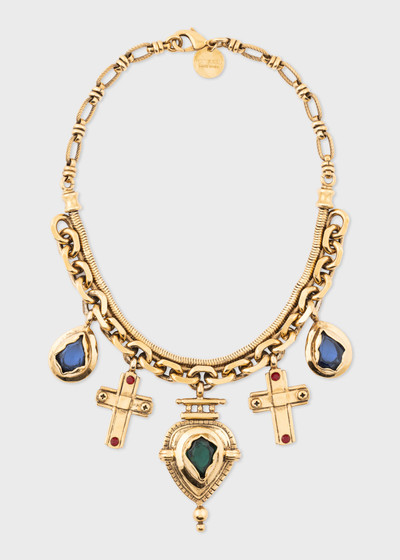 Paul Smith Cross Necklace With Coloured Rhinestones outlook