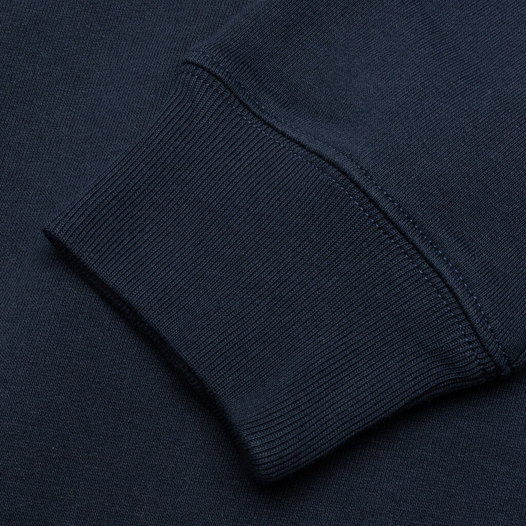 LANVIN PRINTED HOODIE - MIDNIGHT BLUE - 5