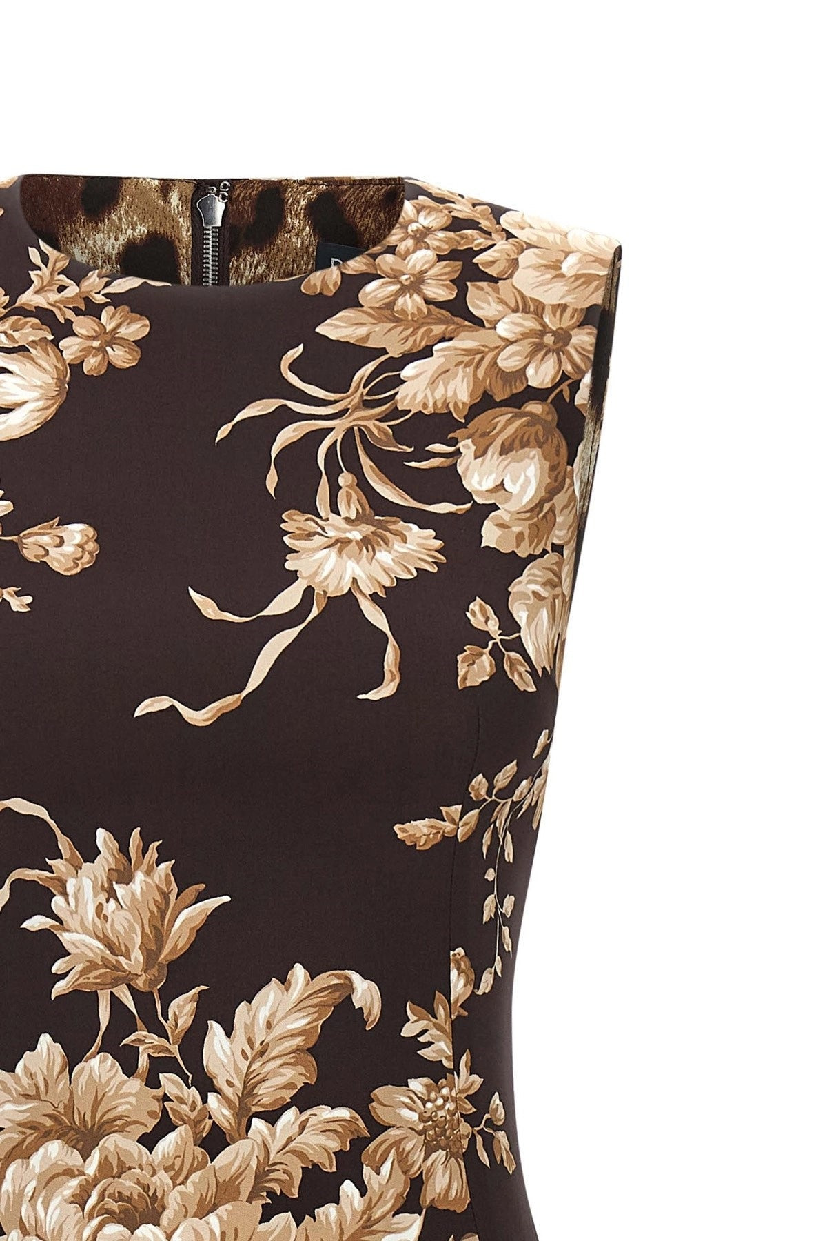 Dolce & Gabbana Women Rose Print Dress - 4